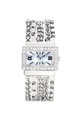 Chopard Diamond White Mother Of Pearl Dial Ladies Watch 109044-1001